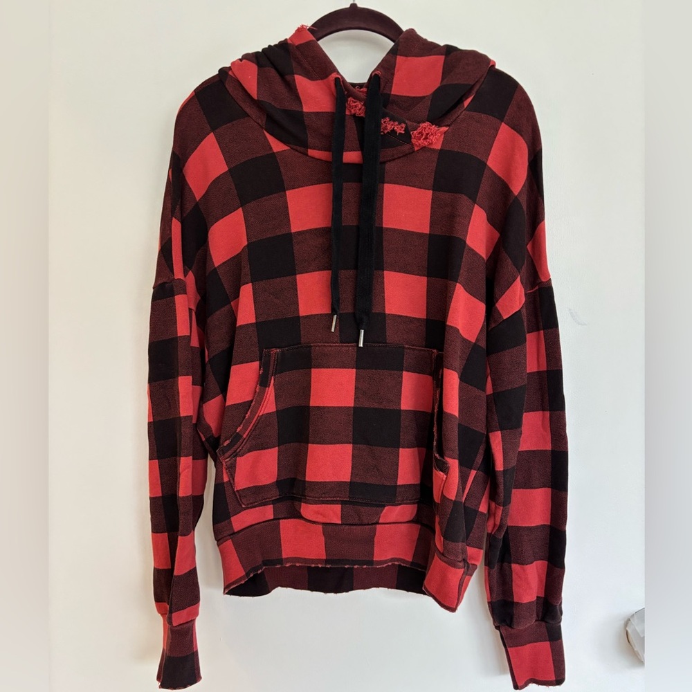 NSF Sweatshirt, Slightly Distressed Trim/Seams, Size S, Like New Condition